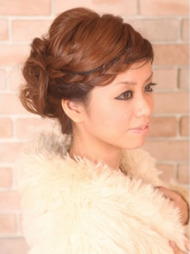 ♪♪編み込みシニヨン♪♪

