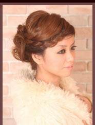 ♪♪編み込みシニヨン♪♪